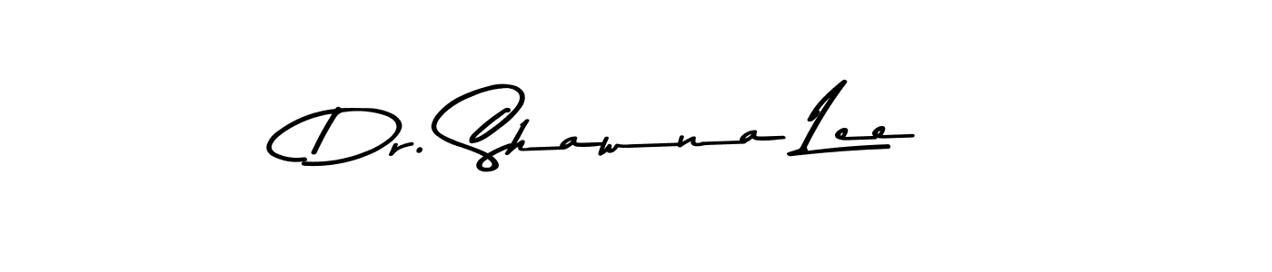 You should practise on your own different ways (Asem Kandis PERSONAL USE) to write your name (Dr. Shawna Lee) in signature. don't let someone else do it for you. Dr. Shawna Lee signature style 9 images and pictures png