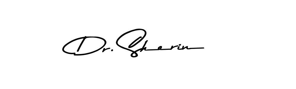 Also You can easily find your signature by using the search form. We will create Dr. Sherin name handwritten signature images for you free of cost using Asem Kandis PERSONAL USE sign style. Dr. Sherin signature style 9 images and pictures png