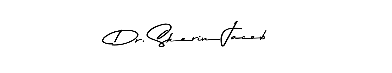 Asem Kandis PERSONAL USE is a professional signature style that is perfect for those who want to add a touch of class to their signature. It is also a great choice for those who want to make their signature more unique. Get Dr. Sherin Jacob name to fancy signature for free. Dr. Sherin Jacob signature style 9 images and pictures png
