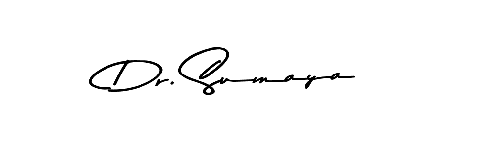 Design your own signature with our free online signature maker. With this signature software, you can create a handwritten (Asem Kandis PERSONAL USE) signature for name Dr. Sumaya. Dr. Sumaya signature style 9 images and pictures png