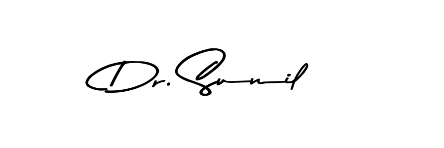 This is the best signature style for the Dr. Sunil name. Also you like these signature font (Asem Kandis PERSONAL USE). Mix name signature. Dr. Sunil signature style 9 images and pictures png