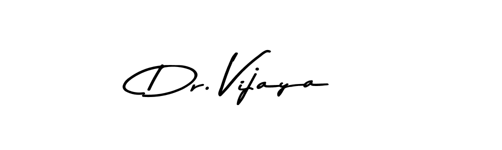 Dr. Vijaya stylish signature style. Best Handwritten Sign (Asem Kandis PERSONAL USE) for my name. Handwritten Signature Collection Ideas for my name Dr. Vijaya. Dr. Vijaya signature style 9 images and pictures png