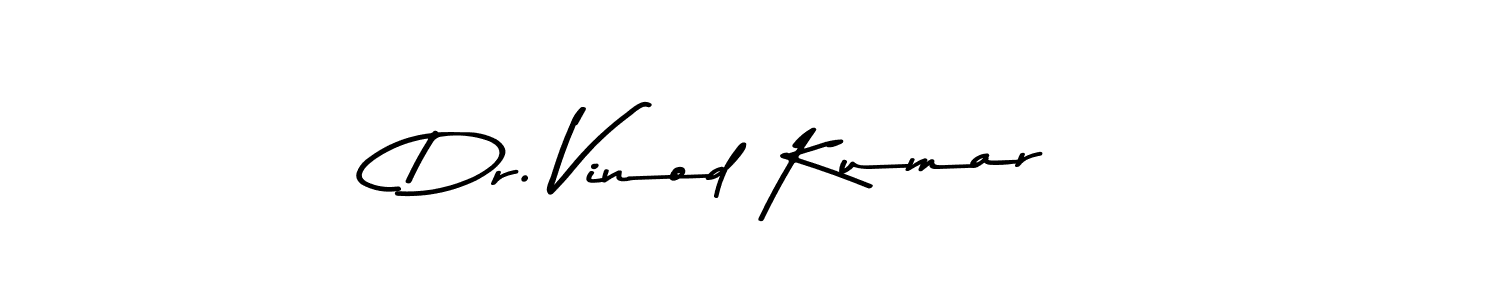 Also You can easily find your signature by using the search form. We will create Dr. Vinod Kumar name handwritten signature images for you free of cost using Asem Kandis PERSONAL USE sign style. Dr. Vinod Kumar signature style 9 images and pictures png