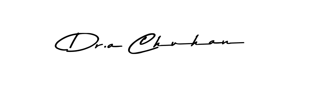 Similarly Asem Kandis PERSONAL USE is the best handwritten signature design. Signature creator online .You can use it as an online autograph creator for name Dr.a Chuhan. Dr.a Chuhan signature style 9 images and pictures png