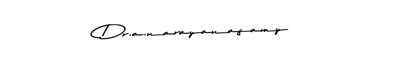 Use a signature maker to create a handwritten signature online. With this signature software, you can design (Asem Kandis PERSONAL USE) your own signature for name Dr.a.narayanasamy. Dr.a.narayanasamy signature style 9 images and pictures png