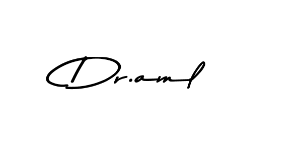 Design your own signature with our free online signature maker. With this signature software, you can create a handwritten (Asem Kandis PERSONAL USE) signature for name Dr.aml. Dr.aml signature style 9 images and pictures png