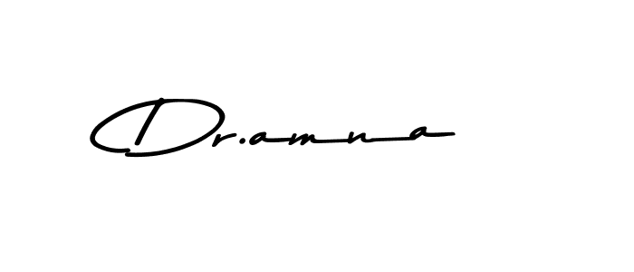 Also You can easily find your signature by using the search form. We will create Dr.amna name handwritten signature images for you free of cost using Asem Kandis PERSONAL USE sign style. Dr.amna signature style 9 images and pictures png