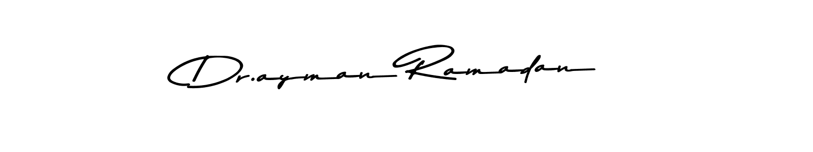 Use a signature maker to create a handwritten signature online. With this signature software, you can design (Asem Kandis PERSONAL USE) your own signature for name Dr.ayman Ramadan. Dr.ayman Ramadan signature style 9 images and pictures png