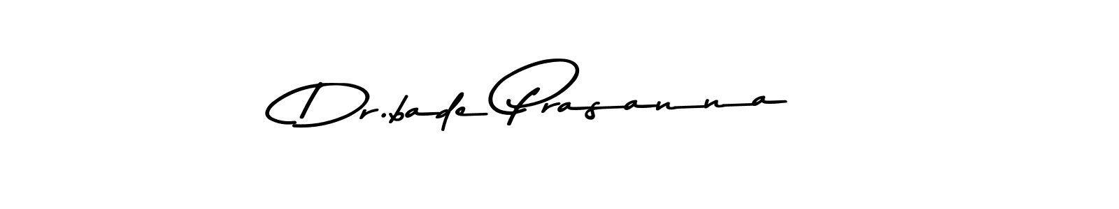 The best way (Asem Kandis PERSONAL USE) to make a short signature is to pick only two or three words in your name. The name Dr.bade Prasanna include a total of six letters. For converting this name. Dr.bade Prasanna signature style 9 images and pictures png