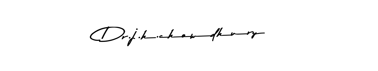 Use a signature maker to create a handwritten signature online. With this signature software, you can design (Asem Kandis PERSONAL USE) your own signature for name Dr.j.h.chowdhury. Dr.j.h.chowdhury signature style 9 images and pictures png