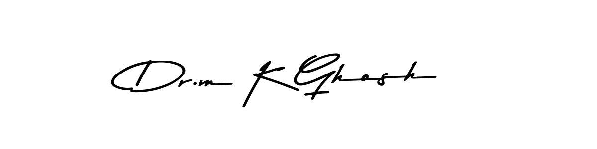 Also You can easily find your signature by using the search form. We will create Dr.m K Ghosh name handwritten signature images for you free of cost using Asem Kandis PERSONAL USE sign style. Dr.m K Ghosh signature style 9 images and pictures png