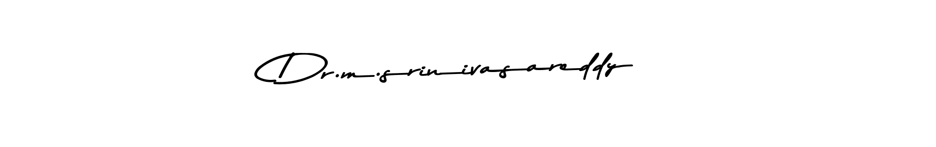 Dr.m.srinivasareddy stylish signature style. Best Handwritten Sign (Asem Kandis PERSONAL USE) for my name. Handwritten Signature Collection Ideas for my name Dr.m.srinivasareddy. Dr.m.srinivasareddy signature style 9 images and pictures png