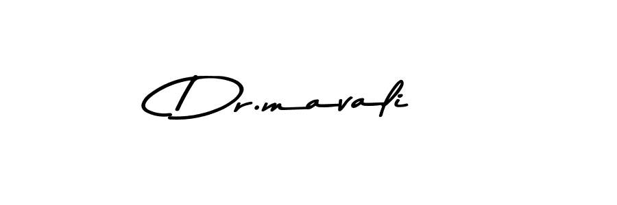 How to make Dr.mavali name signature. Use Asem Kandis PERSONAL USE style for creating short signs online. This is the latest handwritten sign. Dr.mavali signature style 9 images and pictures png