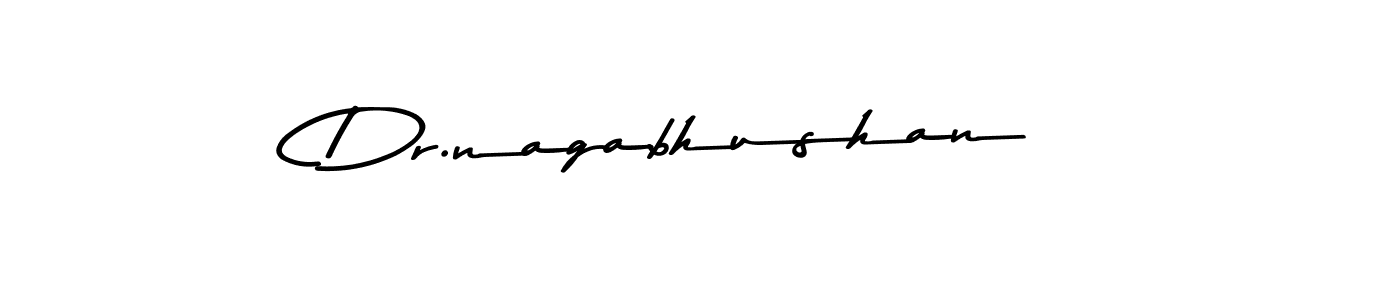 Design your own signature with our free online signature maker. With this signature software, you can create a handwritten (Asem Kandis PERSONAL USE) signature for name Dr.nagabhushan. Dr.nagabhushan signature style 9 images and pictures png