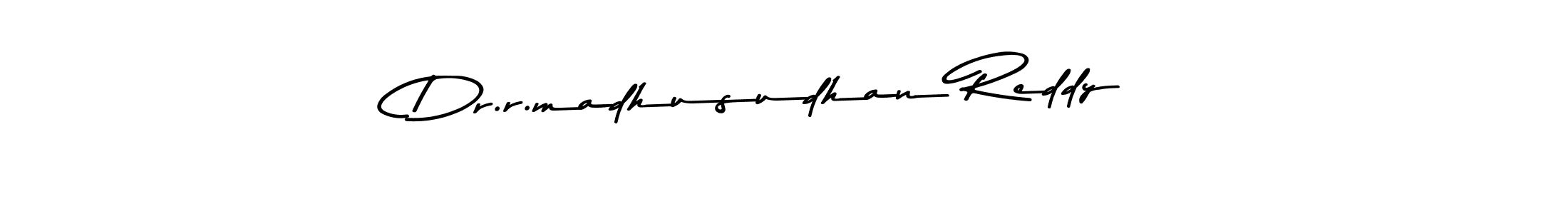 How to make Dr.r.madhusudhan Reddy signature? Asem Kandis PERSONAL USE is a professional autograph style. Create handwritten signature for Dr.r.madhusudhan Reddy name. Dr.r.madhusudhan Reddy signature style 9 images and pictures png
