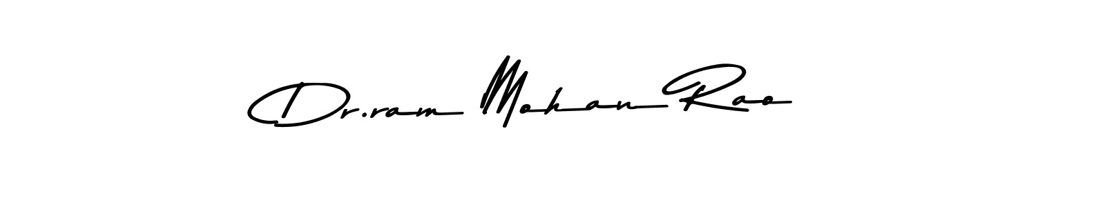 How to make Dr.ram Mohan Rao name signature. Use Asem Kandis PERSONAL USE style for creating short signs online. This is the latest handwritten sign. Dr.ram Mohan Rao signature style 9 images and pictures png