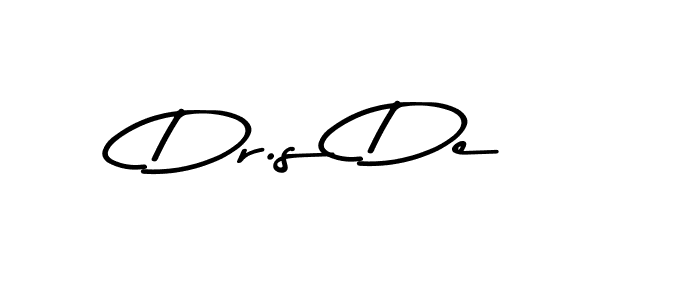 Dr.s De stylish signature style. Best Handwritten Sign (Asem Kandis PERSONAL USE) for my name. Handwritten Signature Collection Ideas for my name Dr.s De. Dr.s De signature style 9 images and pictures png