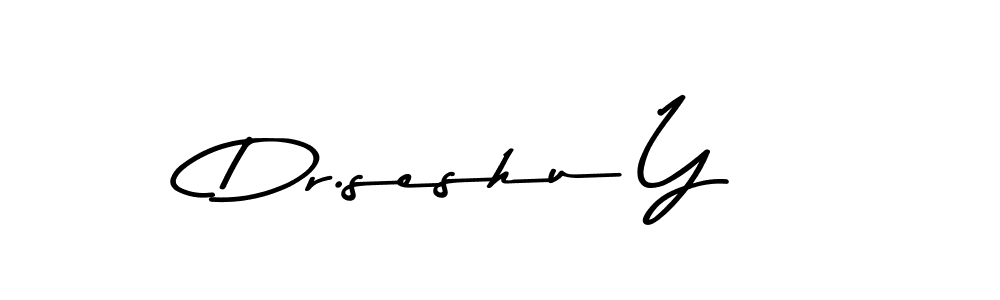 Also You can easily find your signature by using the search form. We will create Dr.seshu Y name handwritten signature images for you free of cost using Asem Kandis PERSONAL USE sign style. Dr.seshu Y signature style 9 images and pictures png