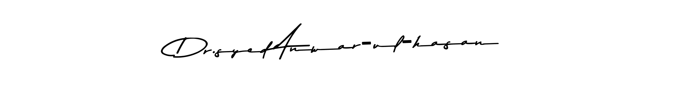 Use a signature maker to create a handwritten signature online. With this signature software, you can design (Asem Kandis PERSONAL USE) your own signature for name Dr.syed Anwar-ul-hasan. Dr.syed Anwar-ul-hasan signature style 9 images and pictures png