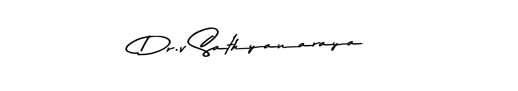 Asem Kandis PERSONAL USE is a professional signature style that is perfect for those who want to add a touch of class to their signature. It is also a great choice for those who want to make their signature more unique. Get Dr.v Sathyanaraya name to fancy signature for free. Dr.v Sathyanaraya signature style 9 images and pictures png