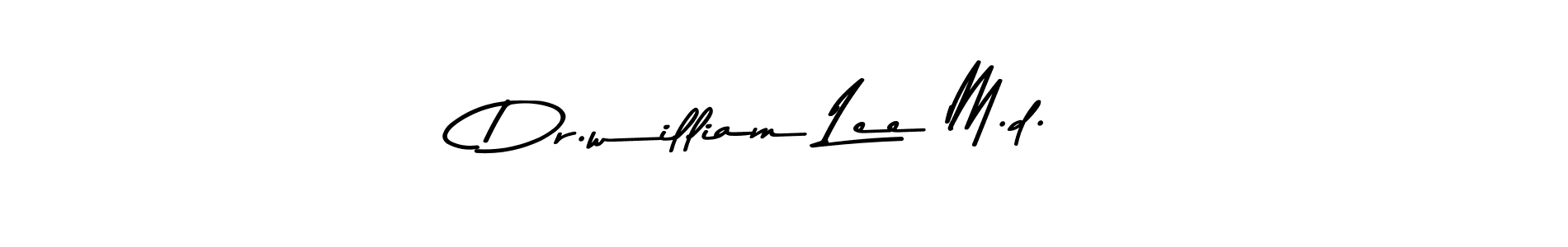 Dr.william Lee M.d. stylish signature style. Best Handwritten Sign (Asem Kandis PERSONAL USE) for my name. Handwritten Signature Collection Ideas for my name Dr.william Lee M.d.. Dr.william Lee M.d. signature style 9 images and pictures png