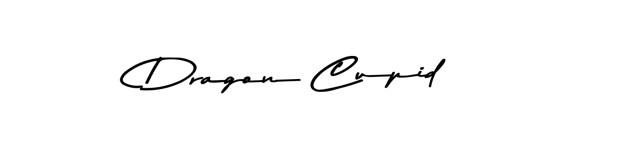 How to make Dragon Cupid name signature. Use Asem Kandis PERSONAL USE style for creating short signs online. This is the latest handwritten sign. Dragon Cupid signature style 9 images and pictures png
