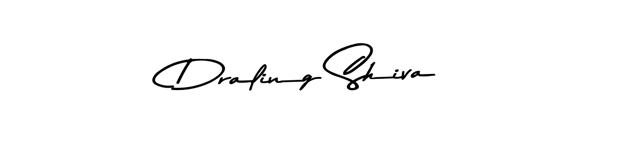 How to make Draling Shiva signature? Asem Kandis PERSONAL USE is a professional autograph style. Create handwritten signature for Draling Shiva name. Draling Shiva signature style 9 images and pictures png