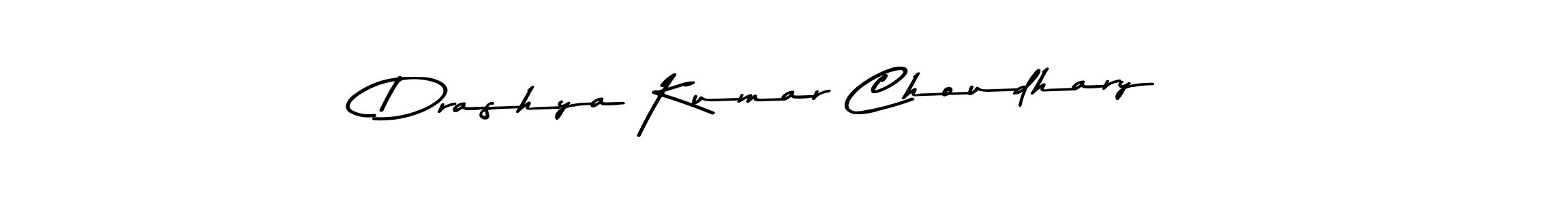 How to make Drashya Kumar Choudhary name signature. Use Asem Kandis PERSONAL USE style for creating short signs online. This is the latest handwritten sign. Drashya Kumar Choudhary signature style 9 images and pictures png