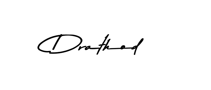 Drathod stylish signature style. Best Handwritten Sign (Asem Kandis PERSONAL USE) for my name. Handwritten Signature Collection Ideas for my name Drathod. Drathod signature style 9 images and pictures png