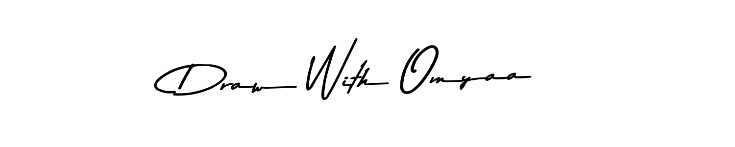 Make a beautiful signature design for name Draw With Omyaa. With this signature (Asem Kandis PERSONAL USE) style, you can create a handwritten signature for free. Draw With Omyaa signature style 9 images and pictures png