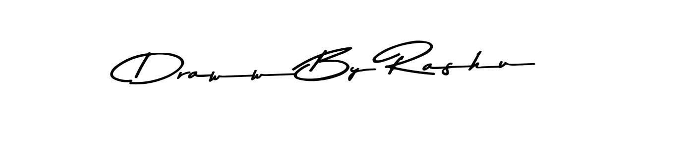 The best way (Asem Kandis PERSONAL USE) to make a short signature is to pick only two or three words in your name. The name Draww By Rashu include a total of six letters. For converting this name. Draww By Rashu signature style 9 images and pictures png