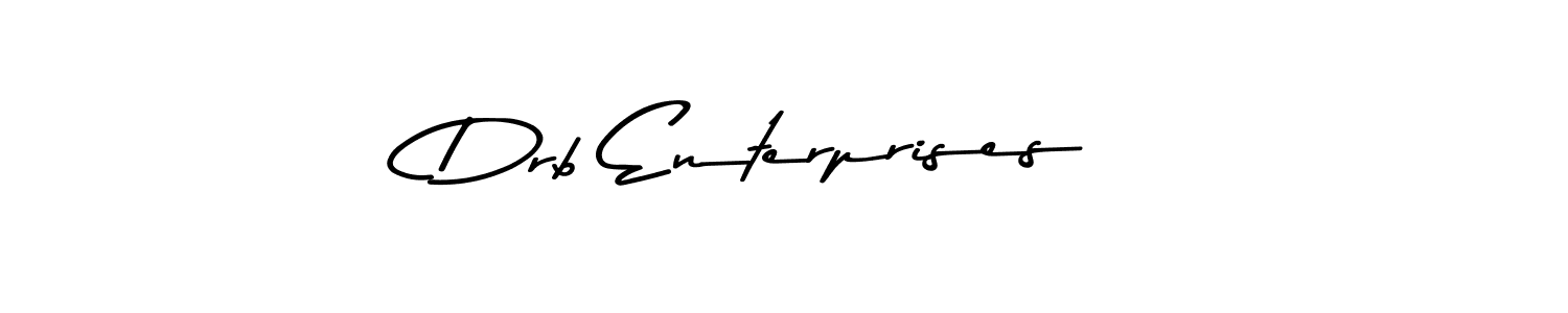 You should practise on your own different ways (Asem Kandis PERSONAL USE) to write your name (Drb Enterprises) in signature. don't let someone else do it for you. Drb Enterprises signature style 9 images and pictures png