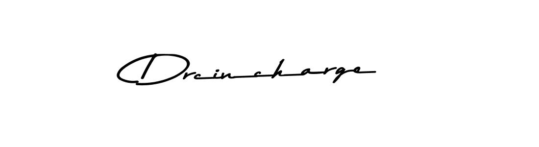 How to make Drcincharge name signature. Use Asem Kandis PERSONAL USE style for creating short signs online. This is the latest handwritten sign. Drcincharge signature style 9 images and pictures png