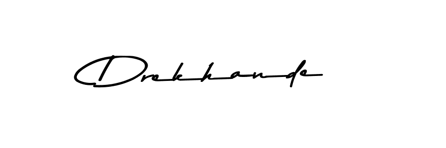 if you are searching for the best signature style for your name Drekhande. so please give up your signature search. here we have designed multiple signature styles  using Asem Kandis PERSONAL USE. Drekhande signature style 9 images and pictures png