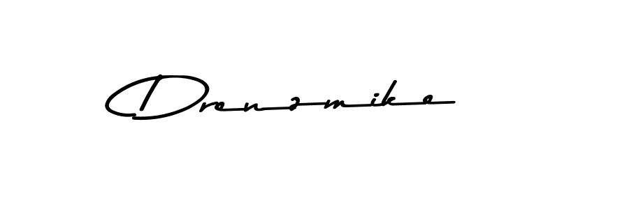 How to make Drenzmike signature? Asem Kandis PERSONAL USE is a professional autograph style. Create handwritten signature for Drenzmike name. Drenzmike signature style 9 images and pictures png