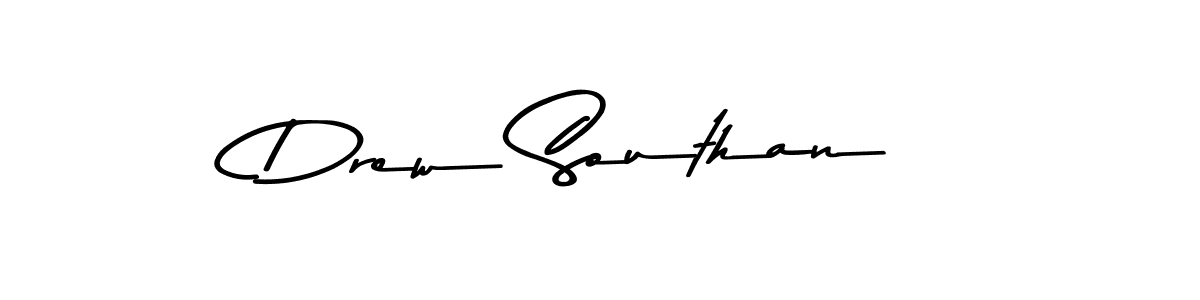 Use a signature maker to create a handwritten signature online. With this signature software, you can design (Asem Kandis PERSONAL USE) your own signature for name Drew Southan. Drew Southan signature style 9 images and pictures png