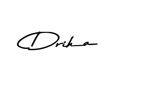 Also You can easily find your signature by using the search form. We will create Driha name handwritten signature images for you free of cost using Asem Kandis PERSONAL USE sign style. Driha signature style 9 images and pictures png