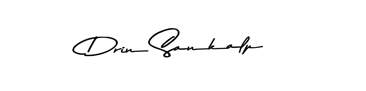 Asem Kandis PERSONAL USE is a professional signature style that is perfect for those who want to add a touch of class to their signature. It is also a great choice for those who want to make their signature more unique. Get Drin Sankalp name to fancy signature for free. Drin Sankalp signature style 9 images and pictures png