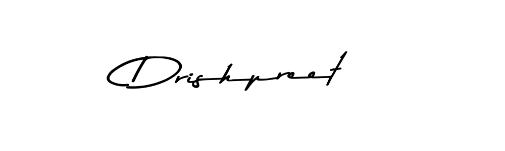 Drishpreet stylish signature style. Best Handwritten Sign (Asem Kandis PERSONAL USE) for my name. Handwritten Signature Collection Ideas for my name Drishpreet. Drishpreet signature style 9 images and pictures png
