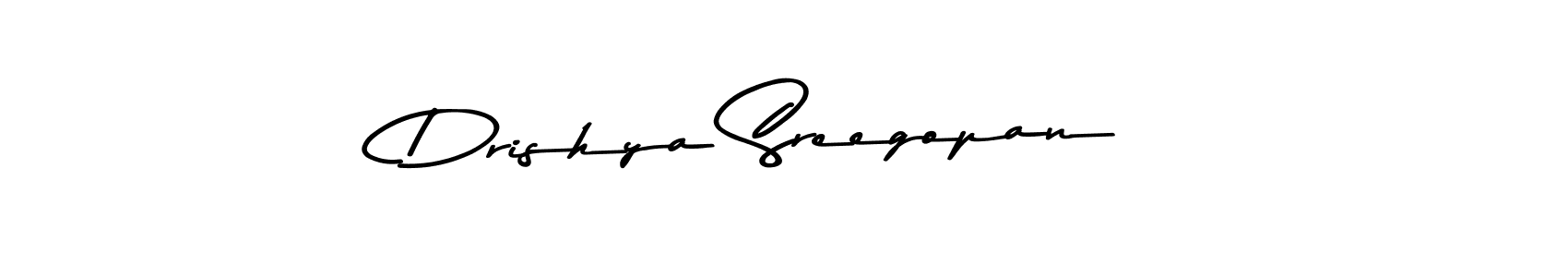 Drishya Sreegopan stylish signature style. Best Handwritten Sign (Asem Kandis PERSONAL USE) for my name. Handwritten Signature Collection Ideas for my name Drishya Sreegopan. Drishya Sreegopan signature style 9 images and pictures png