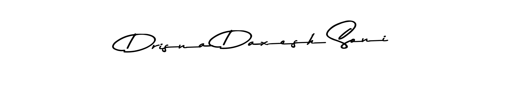 How to make Drisna Daxesh Soni signature? Asem Kandis PERSONAL USE is a professional autograph style. Create handwritten signature for Drisna Daxesh Soni name. Drisna Daxesh Soni signature style 9 images and pictures png