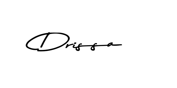 You should practise on your own different ways (Asem Kandis PERSONAL USE) to write your name (Drissa) in signature. don't let someone else do it for you. Drissa signature style 9 images and pictures png