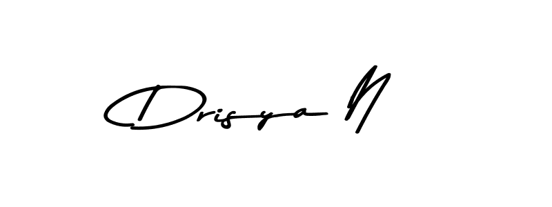 Also You can easily find your signature by using the search form. We will create Drisya N name handwritten signature images for you free of cost using Asem Kandis PERSONAL USE sign style. Drisya N signature style 9 images and pictures png