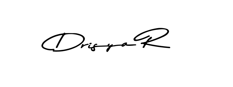The best way (Asem Kandis PERSONAL USE) to make a short signature is to pick only two or three words in your name. The name Drisya R include a total of six letters. For converting this name. Drisya R signature style 9 images and pictures png