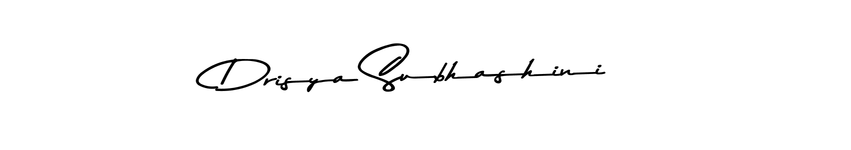 Make a beautiful signature design for name Drisya Subhashini. Use this online signature maker to create a handwritten signature for free. Drisya Subhashini signature style 9 images and pictures png