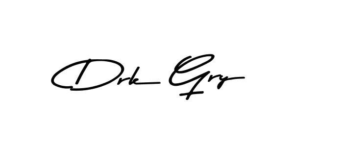 How to make Drk Gry name signature. Use Asem Kandis PERSONAL USE style for creating short signs online. This is the latest handwritten sign. Drk Gry signature style 9 images and pictures png