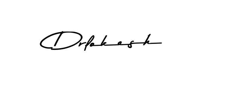 Drlokesh stylish signature style. Best Handwritten Sign (Asem Kandis PERSONAL USE) for my name. Handwritten Signature Collection Ideas for my name Drlokesh. Drlokesh signature style 9 images and pictures png