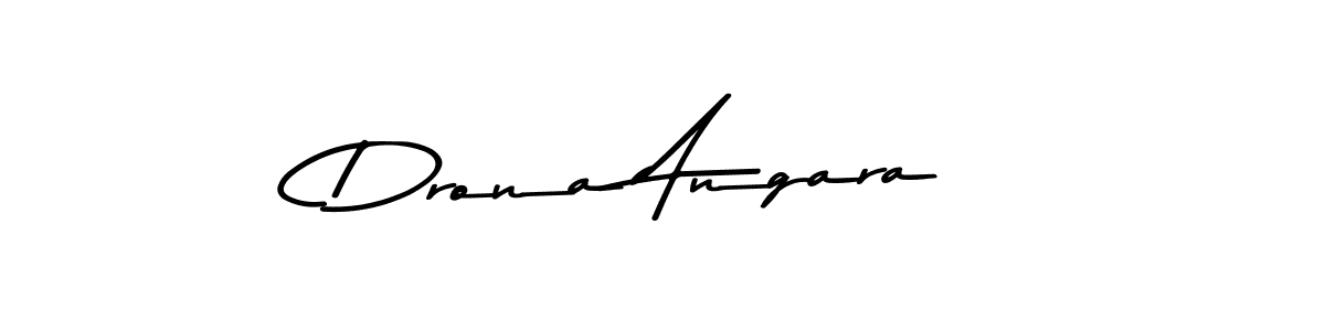 How to make Drona Angara name signature. Use Asem Kandis PERSONAL USE style for creating short signs online. This is the latest handwritten sign. Drona Angara signature style 9 images and pictures png