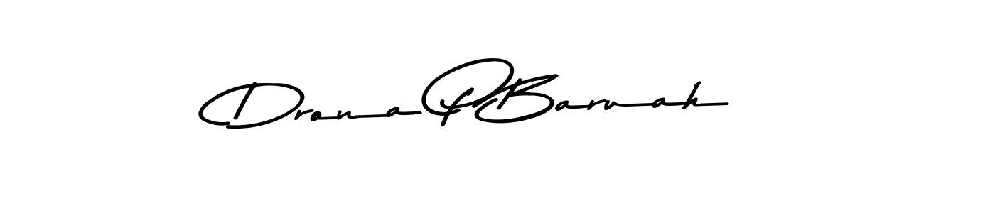 Also You can easily find your signature by using the search form. We will create Drona P Baruah name handwritten signature images for you free of cost using Asem Kandis PERSONAL USE sign style. Drona P Baruah signature style 9 images and pictures png