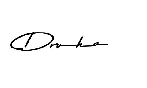 Create a beautiful signature design for name Druha. With this signature (Asem Kandis PERSONAL USE) fonts, you can make a handwritten signature for free. Druha signature style 9 images and pictures png